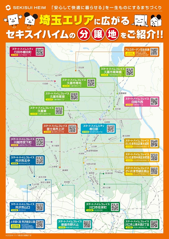 【セキスイハイム】久喜市内4分譲ございます！久喜東分譲始まりました！